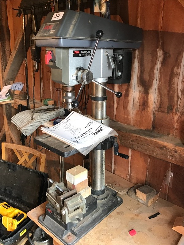 lot 34 image: Skil Benchtop Drill Press