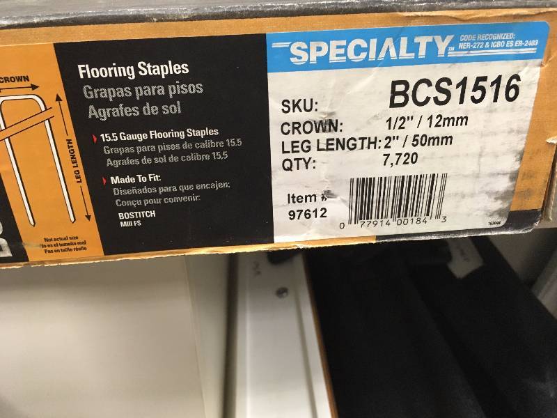 STAPLES FOR BOSTITCH