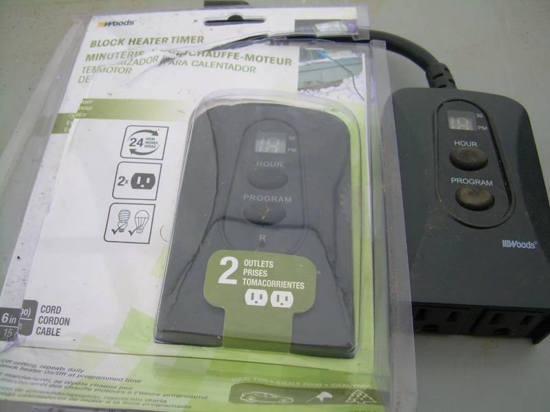 lot 10 image: 2 WOODS BLOCK HEATER TIMERS