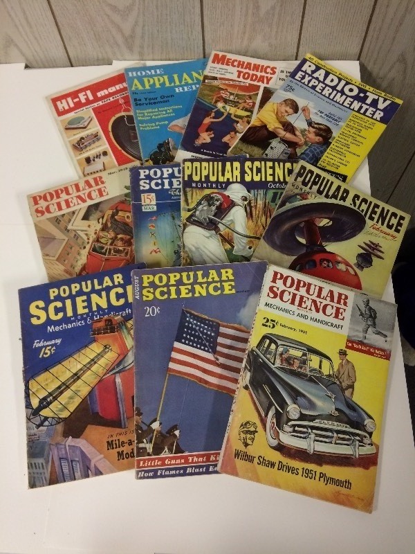lot 43 image: 30s-50s Popular Science & more magazines