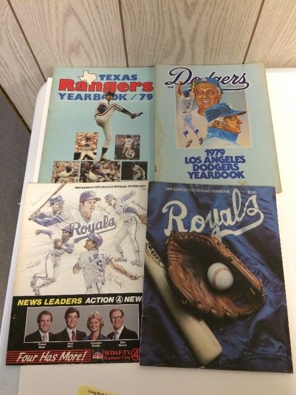 lot 45 image: Baseball Yearbooks & Scorecard
