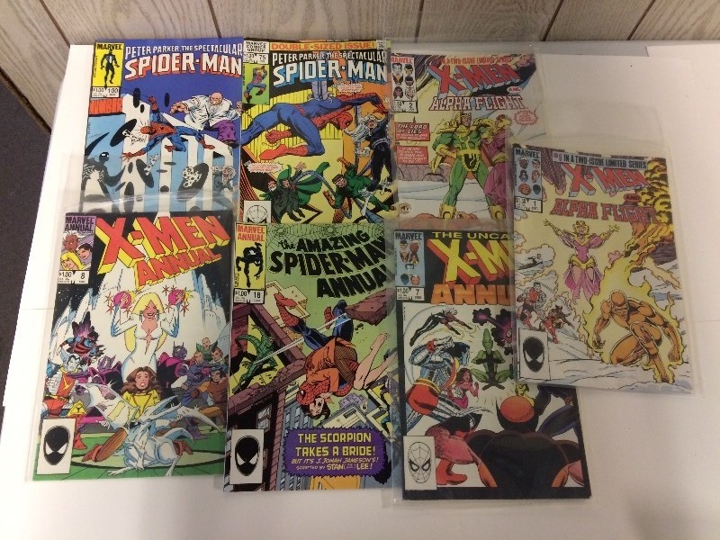 lot 47 image: 7 Marvel Comic Books $1 - $1.50