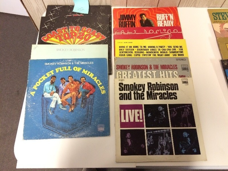 lot 72 image: Vinyl Record Albums - Smokey Robinson, more