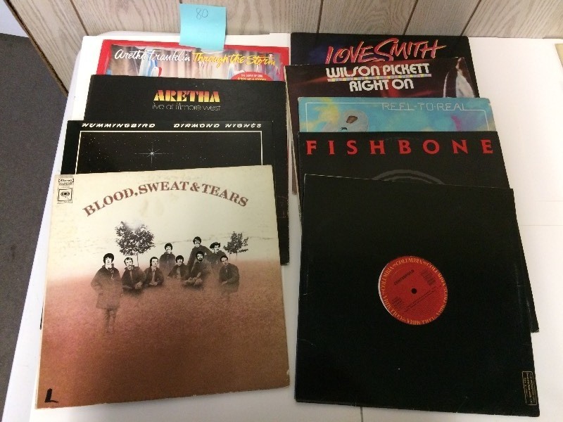 lot 80 image: Vinyl Record Albums - Blood, Sweat, Tears,  Aretha Franklin, more