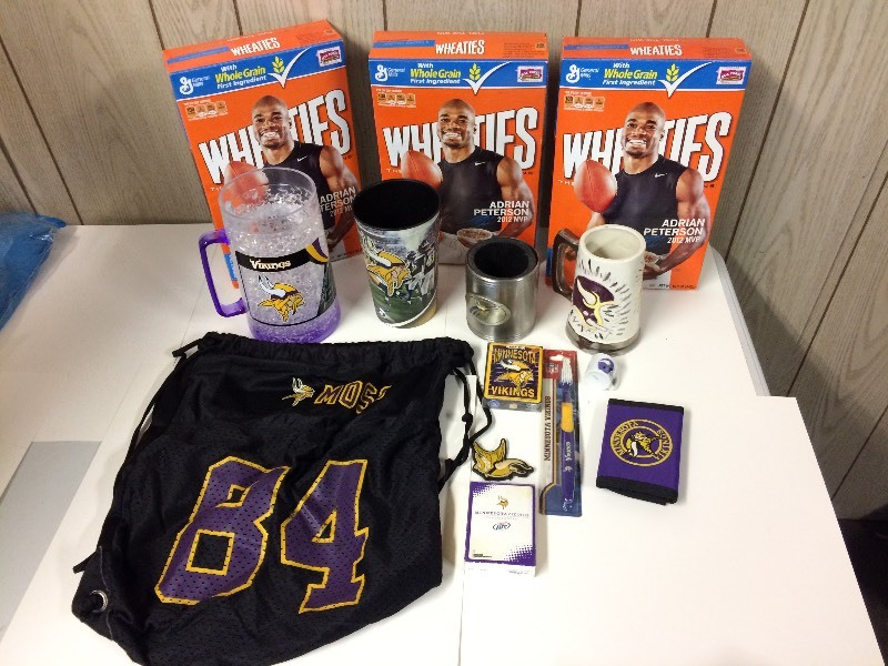 lot 99 image: Vikings Football Collectibles