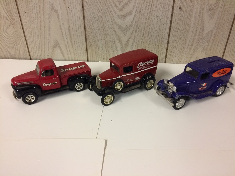 lot 103 image: Advertising Die Cast Delivery Trucks