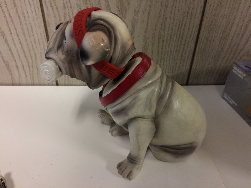lot 71 image: Dog Bobblehead, Magnets, Sign