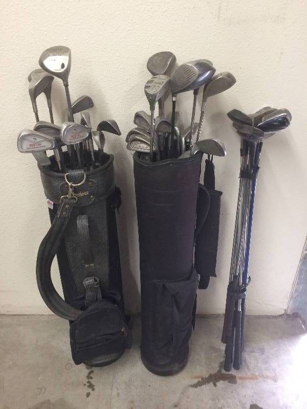 Golf Clubs and Bags