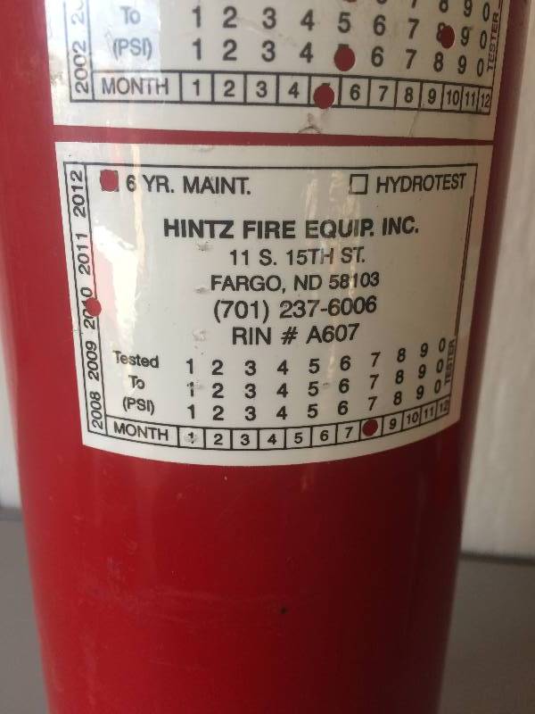 5 LB Fire Extinsuisher