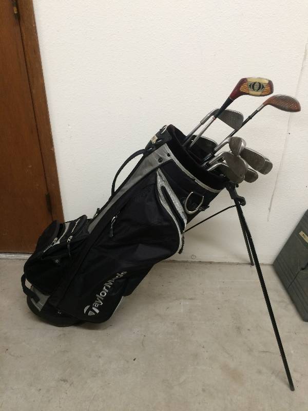 TaylorMade Golf Clubs with Bag