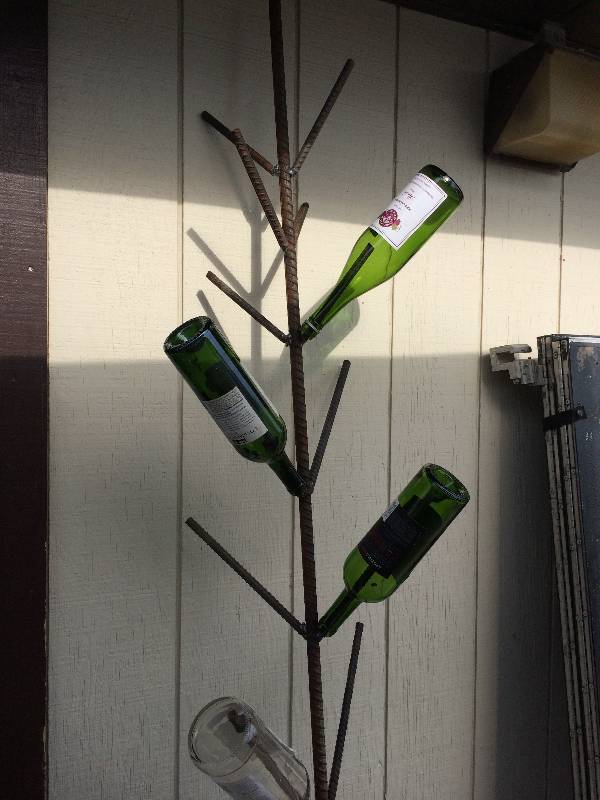 Wine Bottle Tree