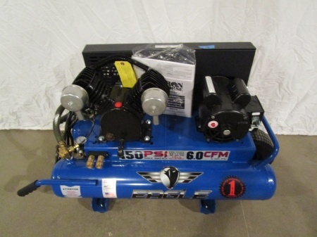 lot 4 image: Eagle Twn Tank 8 Gallon Job Site Air Compressor