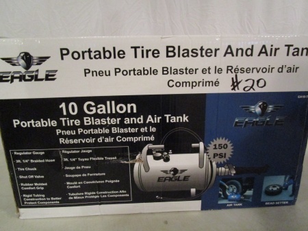 lot 20 image: Eagle Portable Tire Blaster & Air Tank