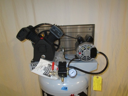 lot 52 image: Iron Horse 60 Gallon Air Compressor