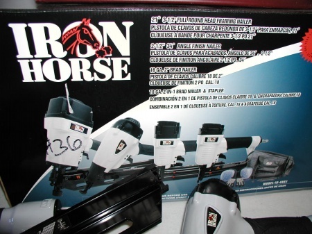 lot 61 image: Iron Horse Big Set Nailers