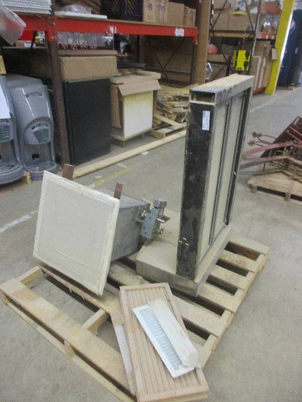 Drive up window and exhaust fan