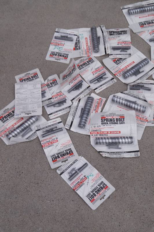 lot 23 image: Spring Bolt InteriorExterior Post & Rail Connectors