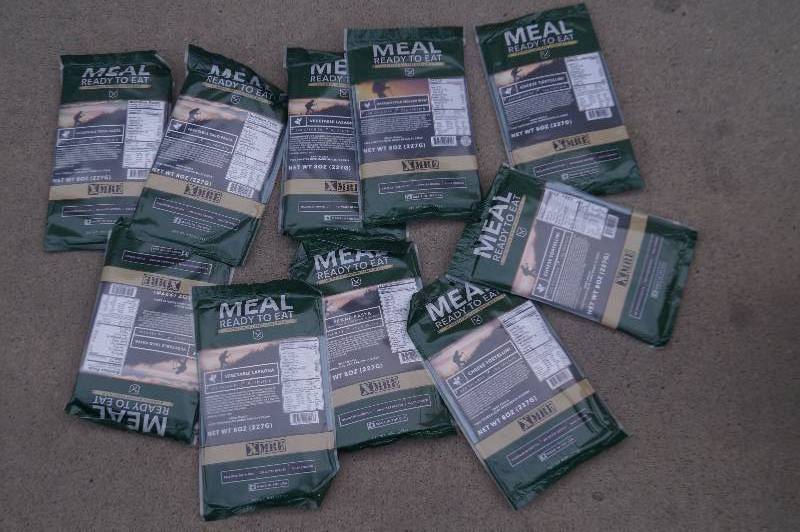 lot 76 image: MRE Meals