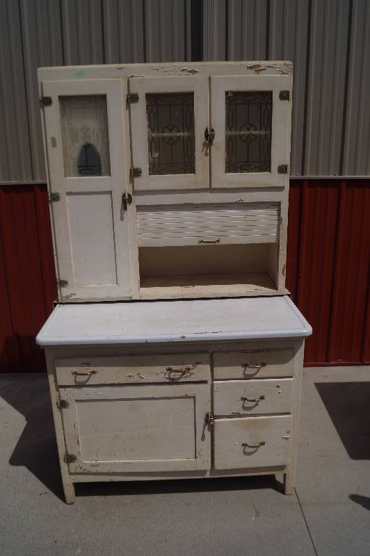 lot 173 image: Antique Bakers Cabinet