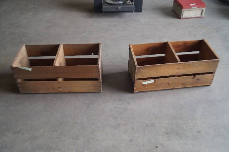 lot 187 image: Vintage Orange Crates