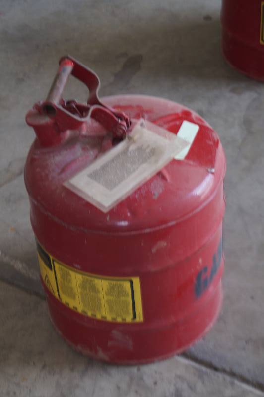 lot 196 image: Metal Gas Can