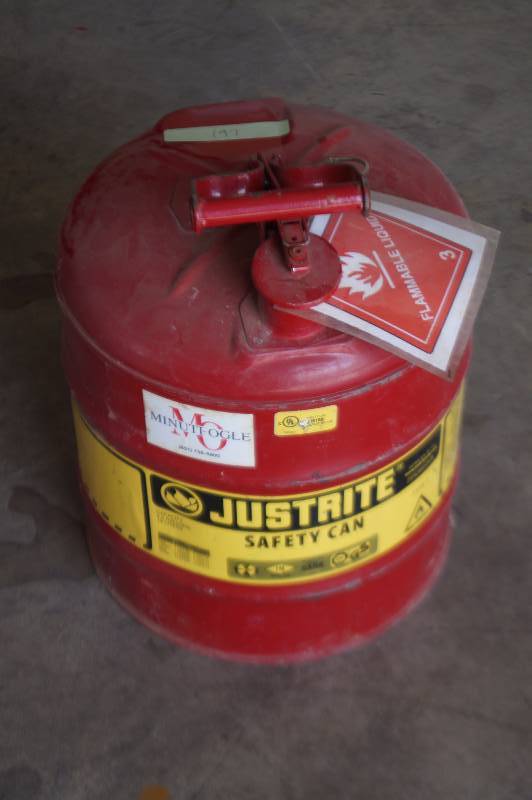 lot 197 image: Metal Gas Can