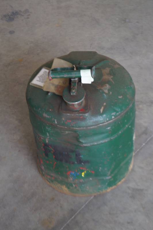 lot 198 image: Metal Gas Can
