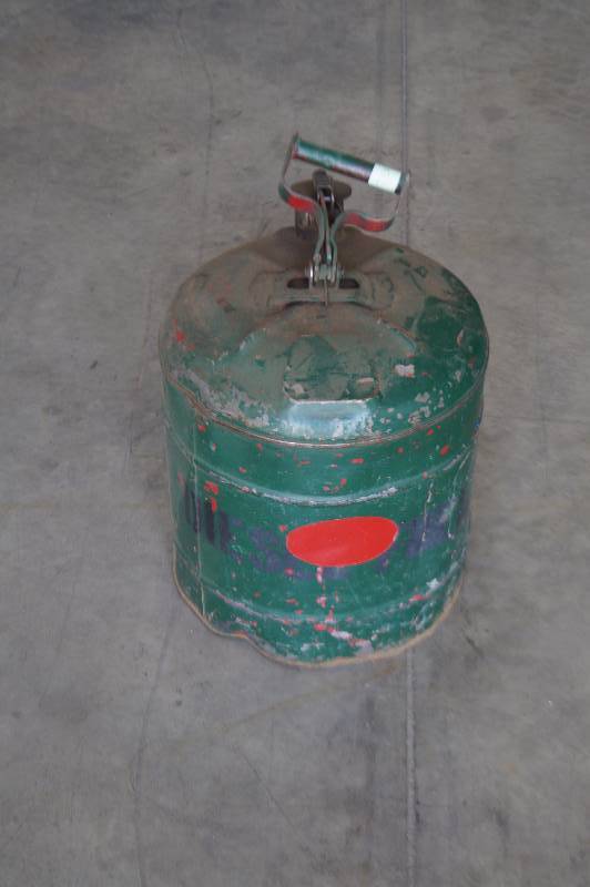 lot 200 image: Metal Gas Can