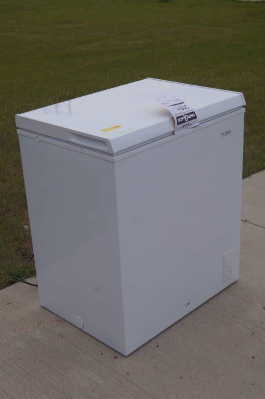 lot 219 image: NEW Haier Small Chest Freezer