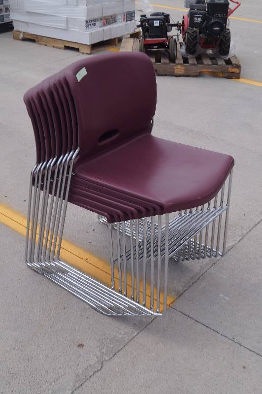 lot 227 image: Stackable Chairs