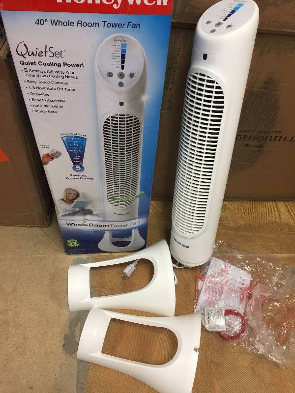 lot 6 image: Honeywell Quietet tower fan