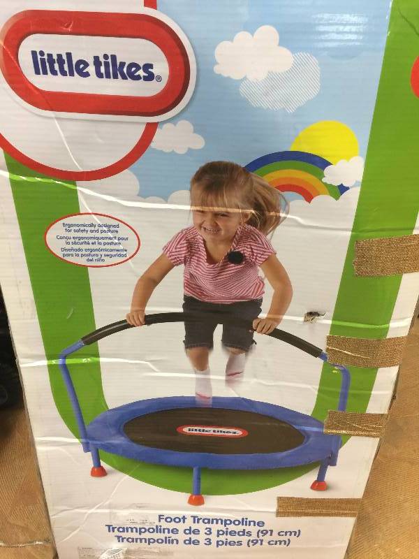 lot 8 image: Little Tikes Foot Trampoline