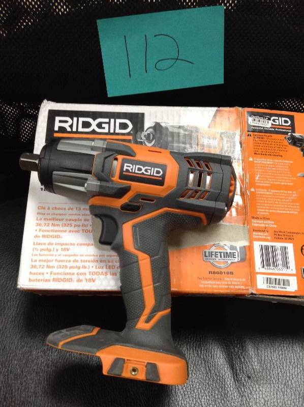 RIDGID X4 18 Volt 1 2 in. Impact Wrench Tool Only R86010B KX