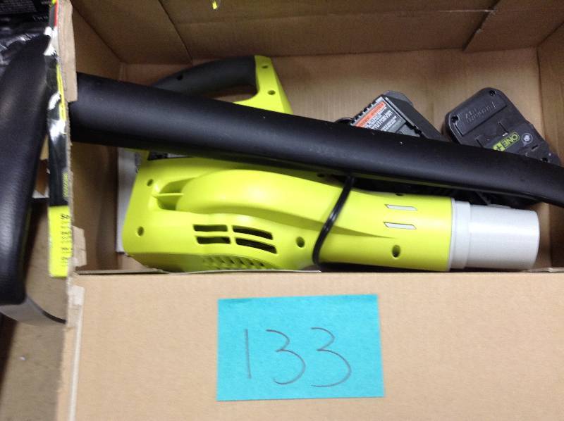 lot 133 image: Ryobi One 18V Cordless Hard Surface Blower
