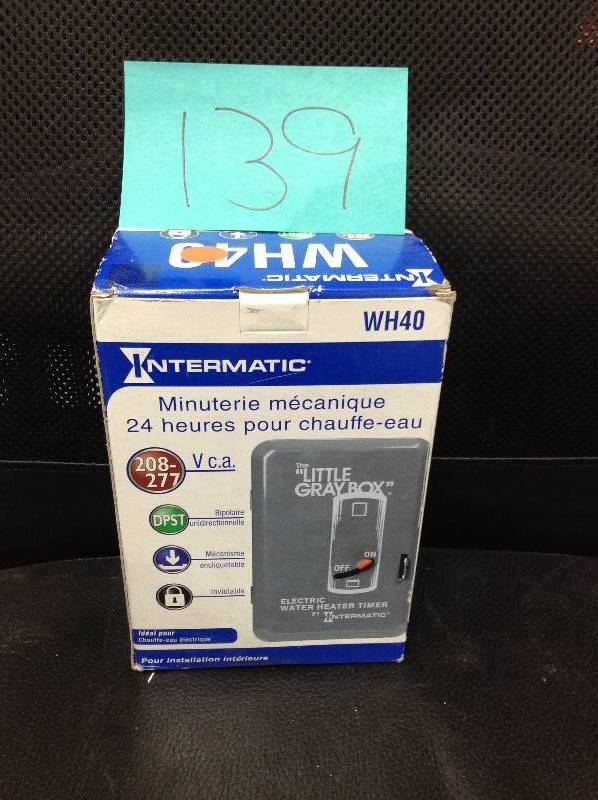 lot 139 image: Intermatic Electromechanical Timer Water Heater