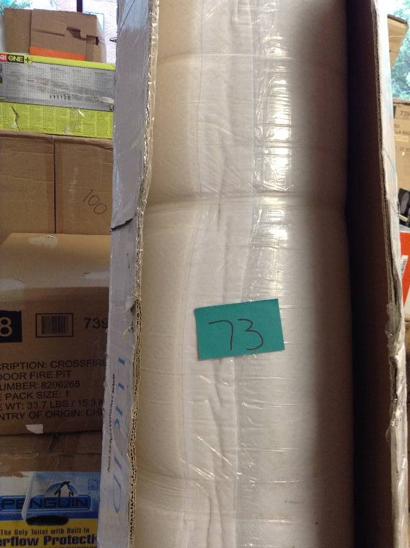 lot 73 image: LUCID 8 Inch Memory Foam Mattress - Dual-Layered - CertiPUR-US Certified - Medium-Firm Feel - Cal King Size New Model lu08ck45mf