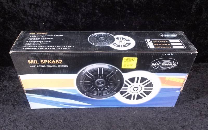 lot 22 image: Milennia MILSPK652 Speaker System