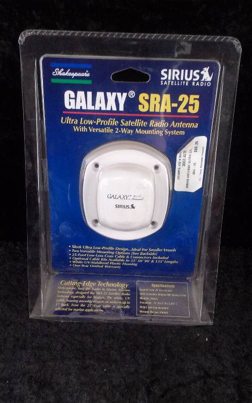 lot 28 image: Shakespeare Sirius Satellite Radio, Galaxy SRA-25
