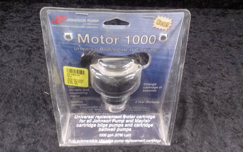 lot 38 image: Johnson Pump Motor 1000 Universal Replacement Cartridge, 1000GPH, Model 28512