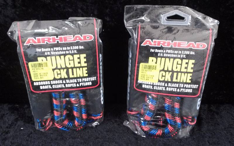 lot 56 image: Lot - Airhead Bunge Dock Lines, (1) 4FT, (1) 6FT