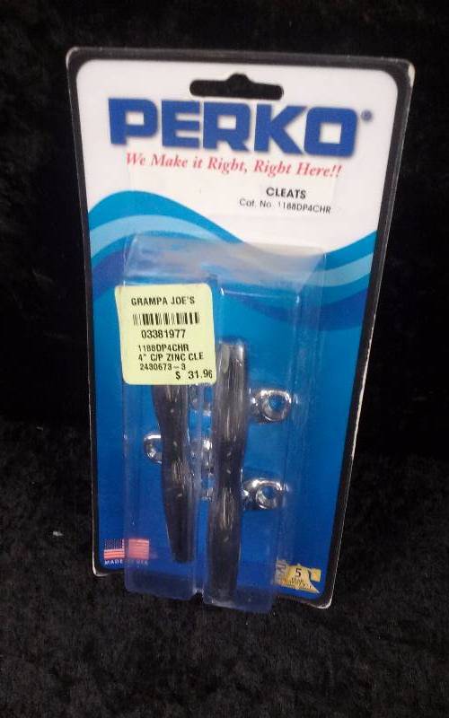 lot 65 image: Perko Open Base Rope Cleats, Max 516 rope