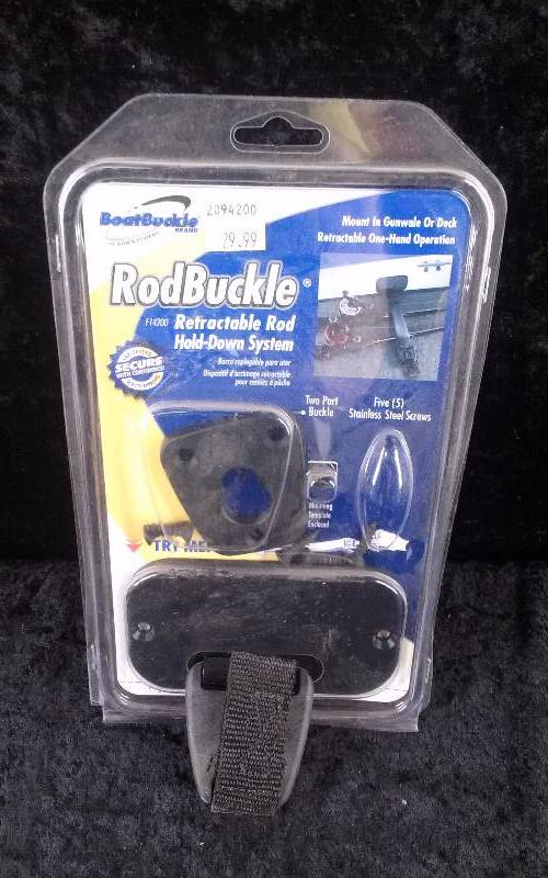 lot 73 image: Boat Buckle Rod Buckle, Retractable Rod Hold Down System, PN F14200