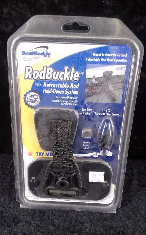 lot 74 image: Boat Buckle Rod Buckle, Retractable Rod Hold Down System, PN F14200