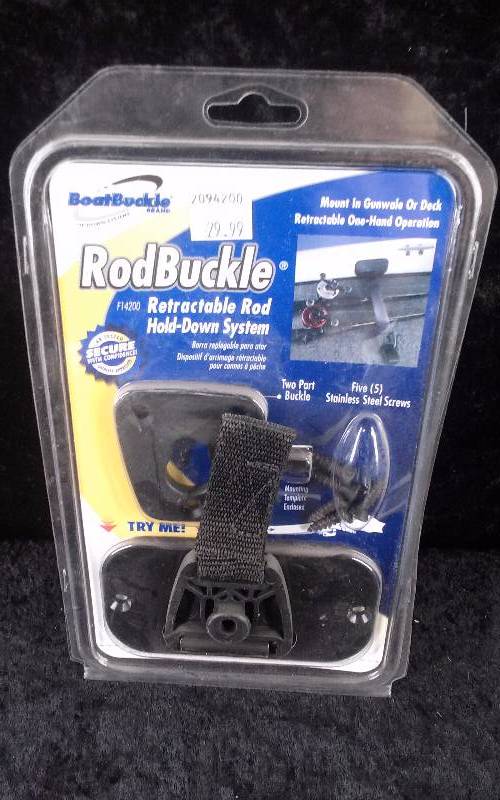 lot 77 image: Boat Buckle Rod Buckle, Retractable Rod Hold Down System, PN F14200