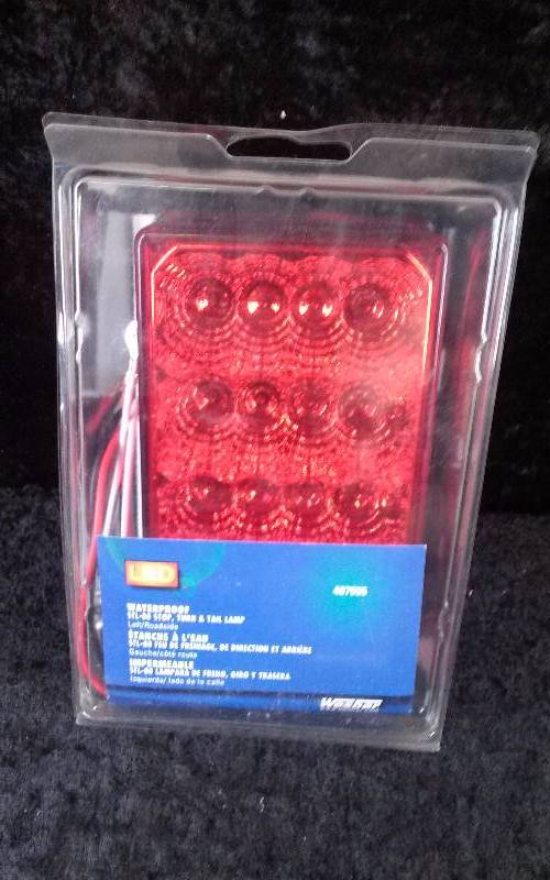 lot 115 image: Wesbar LED Waterproof STL-80 Stop, Turn & Tail Lamp, LeftRoadside, PN 407555