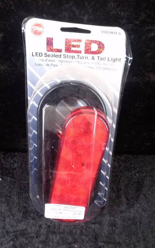 lot 118 image: Peterson LED Sealed, Stop, Turn & Tail Light, PN V420KR-5