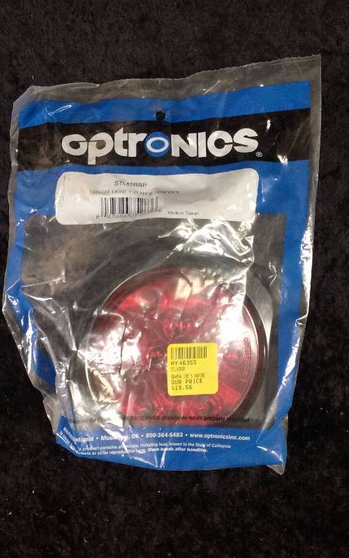 lot 123 image: Optronics LED Tail Light, 4 Flange, 10 Diodes, PN STL 42RBP