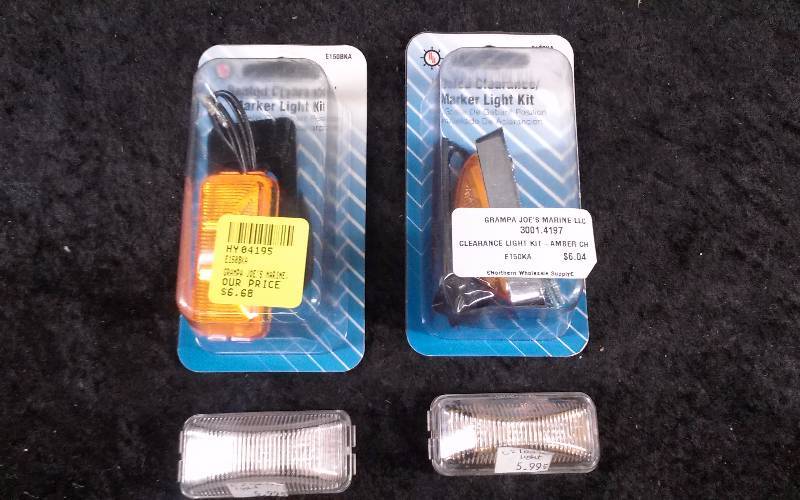 lot 131 image: Lot - Peterson Sealed ClearanceMarker Light Kit & EZ Loader Lights