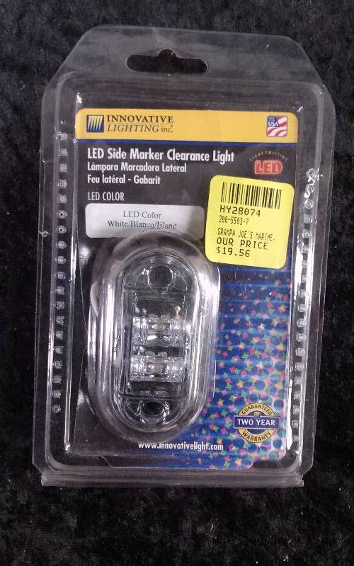 lot 140 image: Innovative Lighting - LED White Light Sidemarker Clearance Light