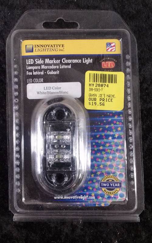 lot 141 image: Innovative Lighting - LED White Light Sidemarker Clearance Light